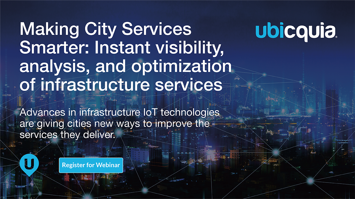 webinar ad image 1200x675 Making City Services Smarter​: Instant visibility, analysis, and optimization of infrastructure services