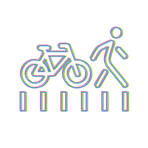 Improve campus safety pedestrian bike