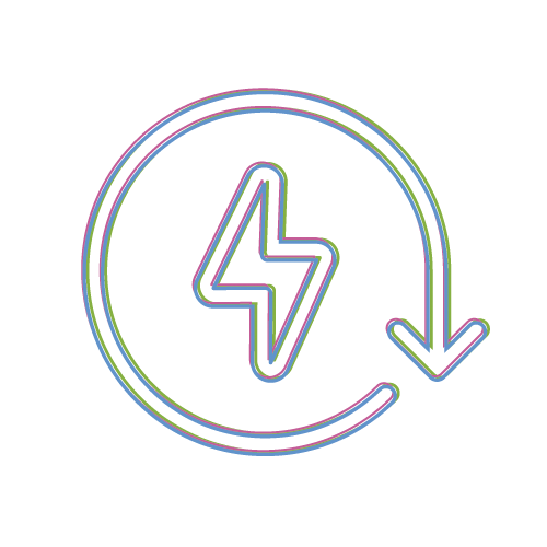 reduce energy icon