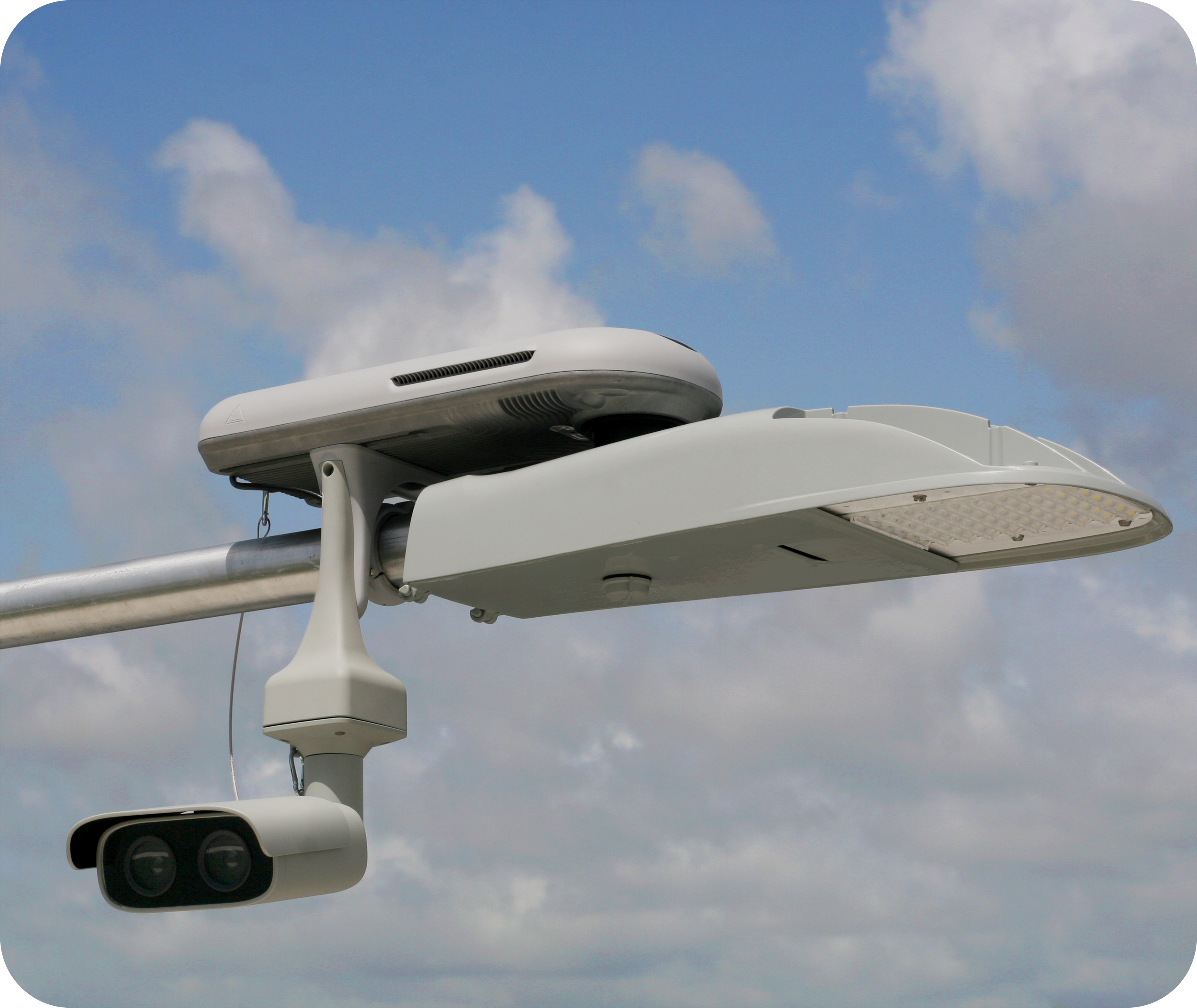 Streetlight mounted deployment hero slider