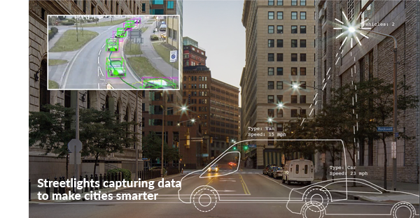 Streetlights capturing data to make cities smarter